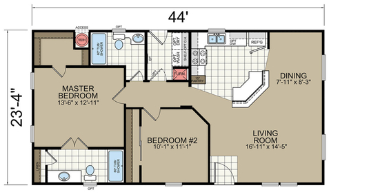 American Freedom 2444 floor plan