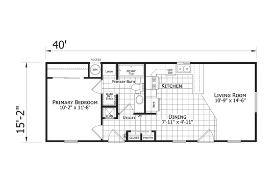 Sunrise 1640 floor plan